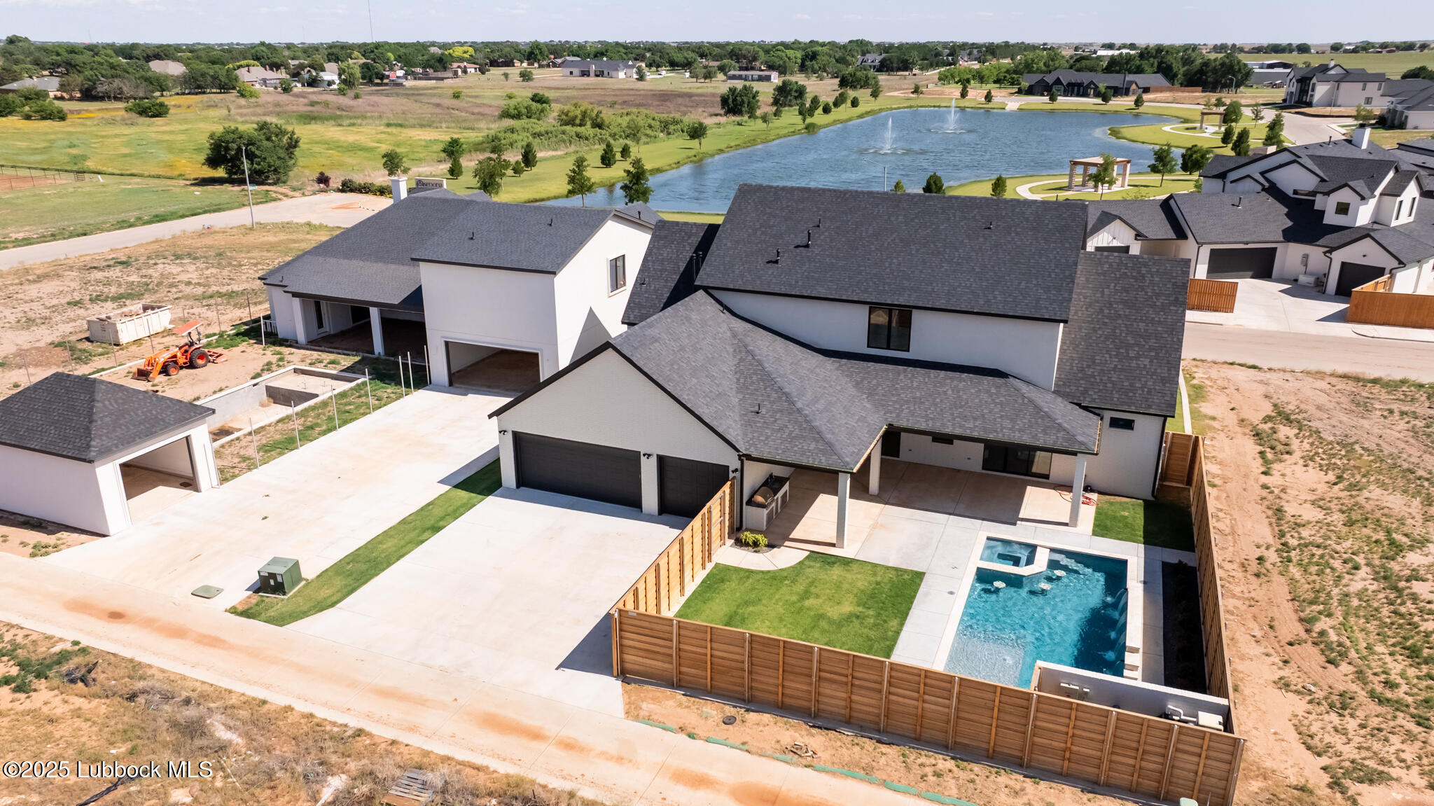 3902 148th Street Lubbock, TX 79423 - Photo 77 of 83 an aerial view of residential houses with outdoor space and ocean view