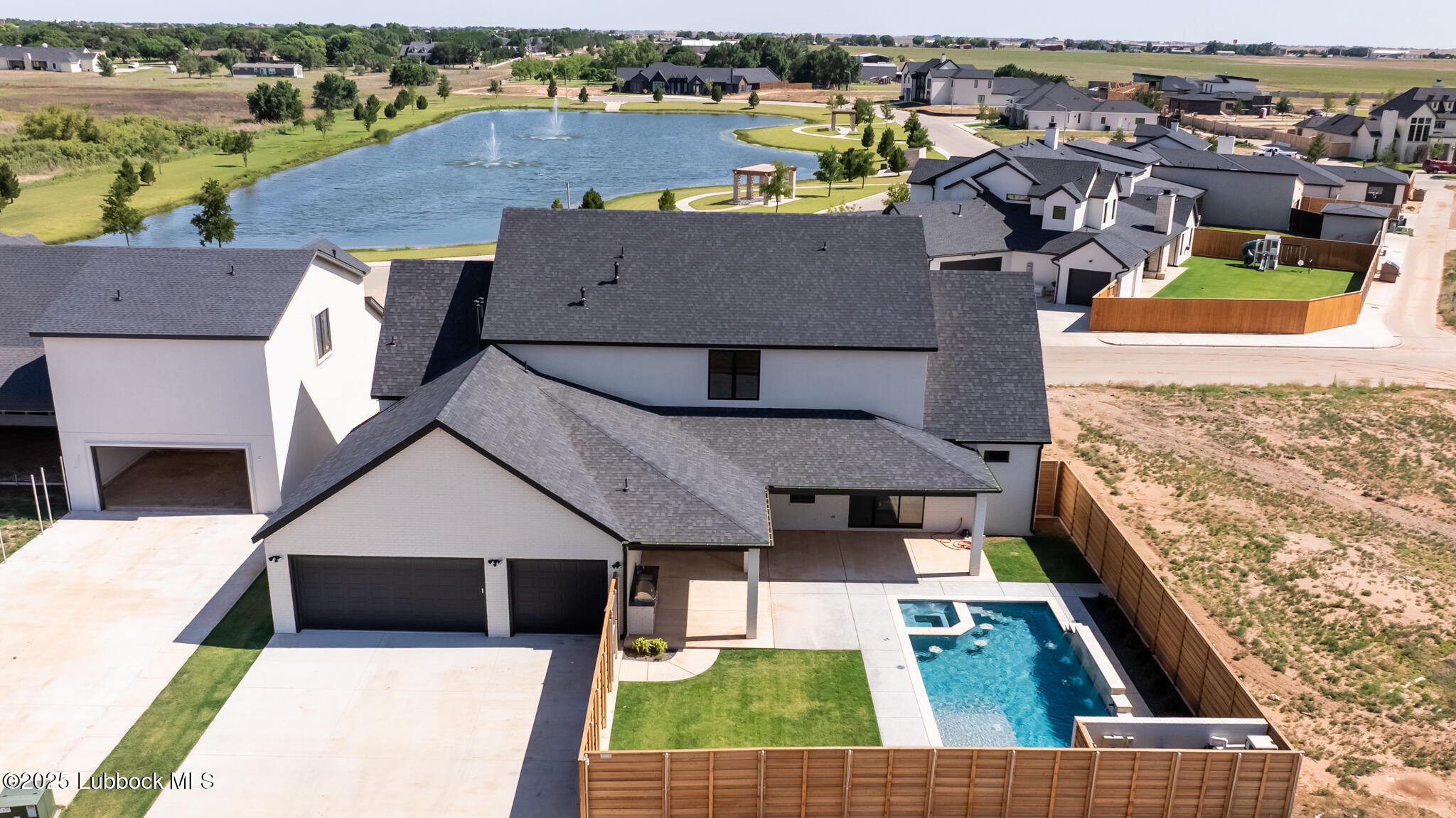 3902 148th Street Lubbock, TX 79423 - Photo 78 of 83 an aerial view of a house with a ocean view