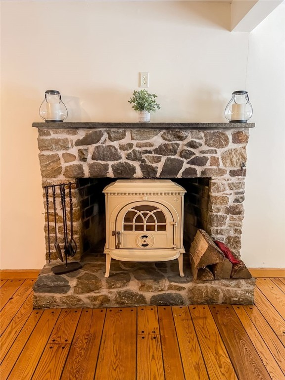 353 Matteson Road Scituate, RI 02831 - Photo 16 of 34 Stone fireplace
