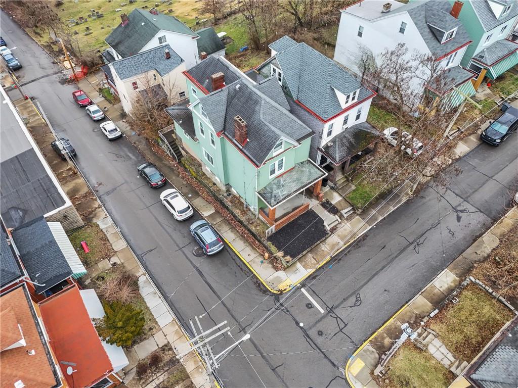 200 Moye Place Pittsburgh, PA 15210 - Photo 32 of 36 an aerial view of residential houses with outdoor space