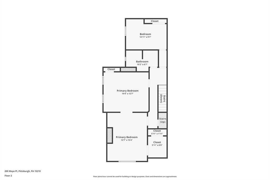 200 Moye Place Pittsburgh, PA 15210 - Photo 34 of 36 a picture of a room with a floor plan