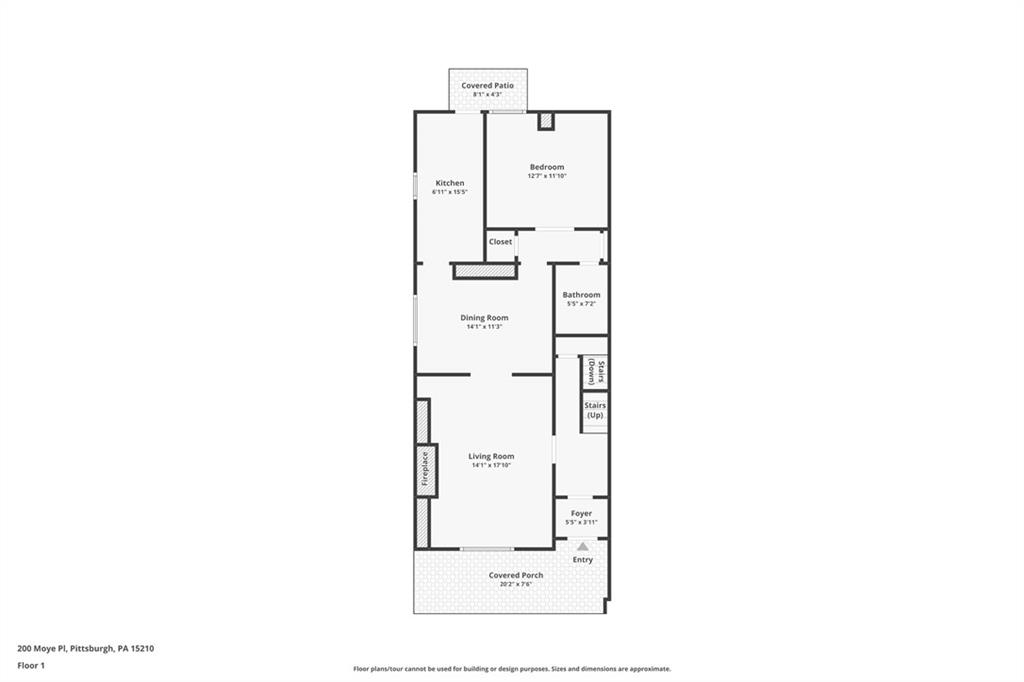 200 Moye Place Pittsburgh, PA 15210 - Photo 35 of 36 a picture of a floor plan