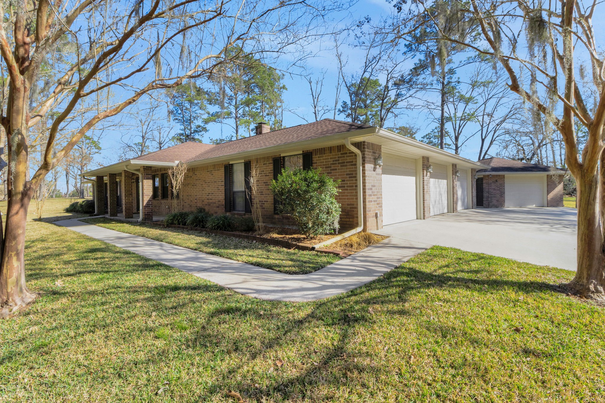 41 Holly Glen Point Blank, TX 77364 - Photo 2 of 35 a view of a house with backyard and tree