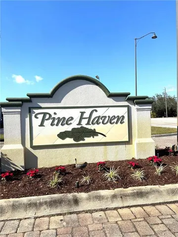 a view of a sign board