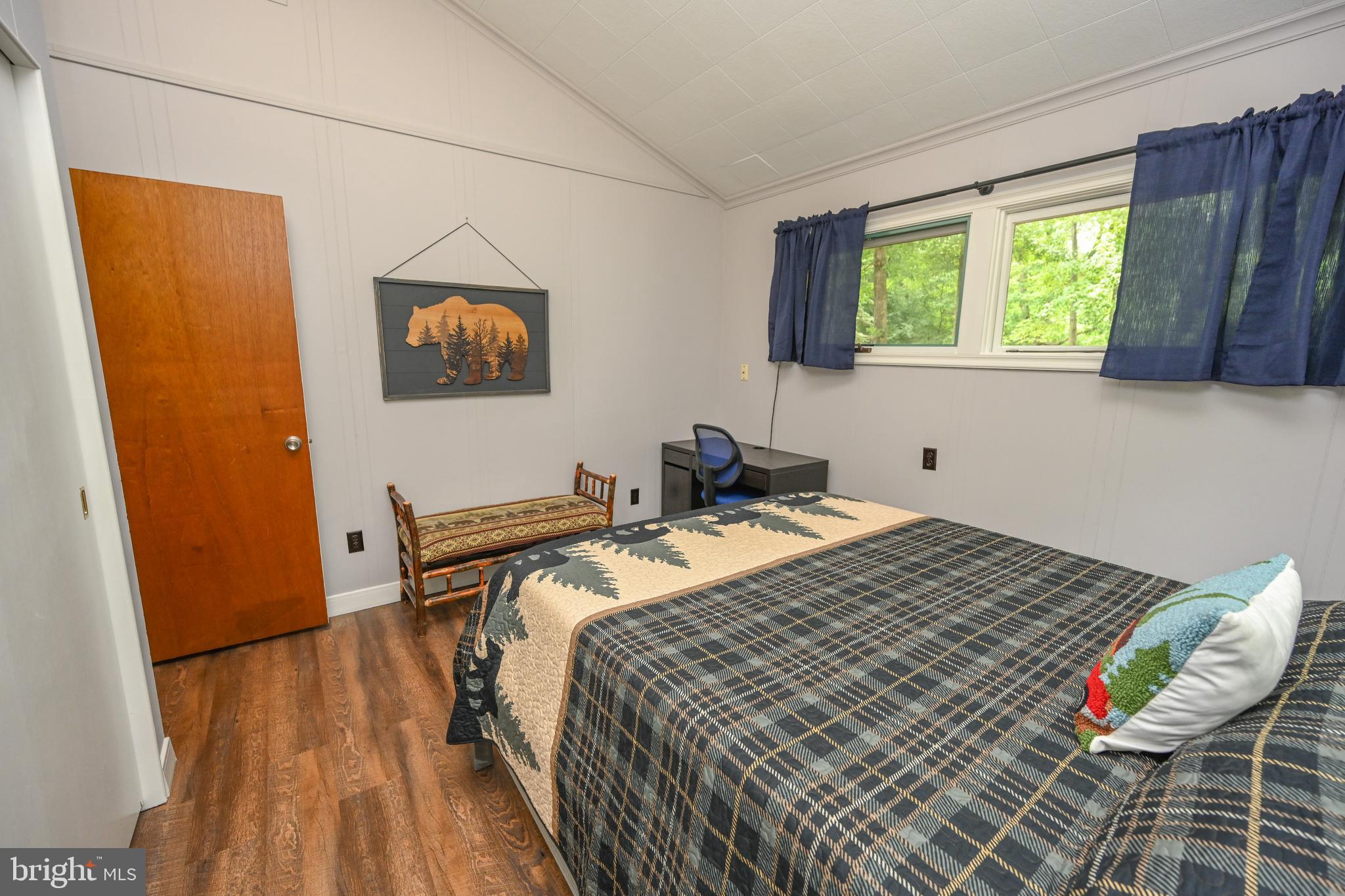 255 Foster Road Oakland, MD 21550 - Photo 33 of 84 Third bedroom with large closet & vaulted ceiling.
