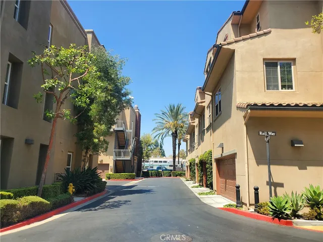a view of a city with tall buildings