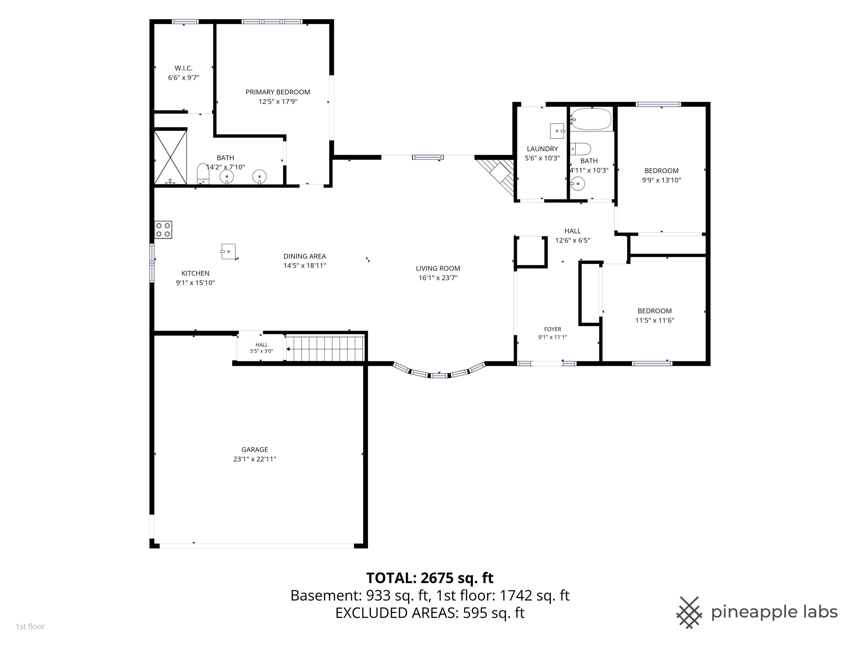 118 Hillview Road Williams Bay, WI 53191 - Photo 53 of 55 Main Level Floor Plan