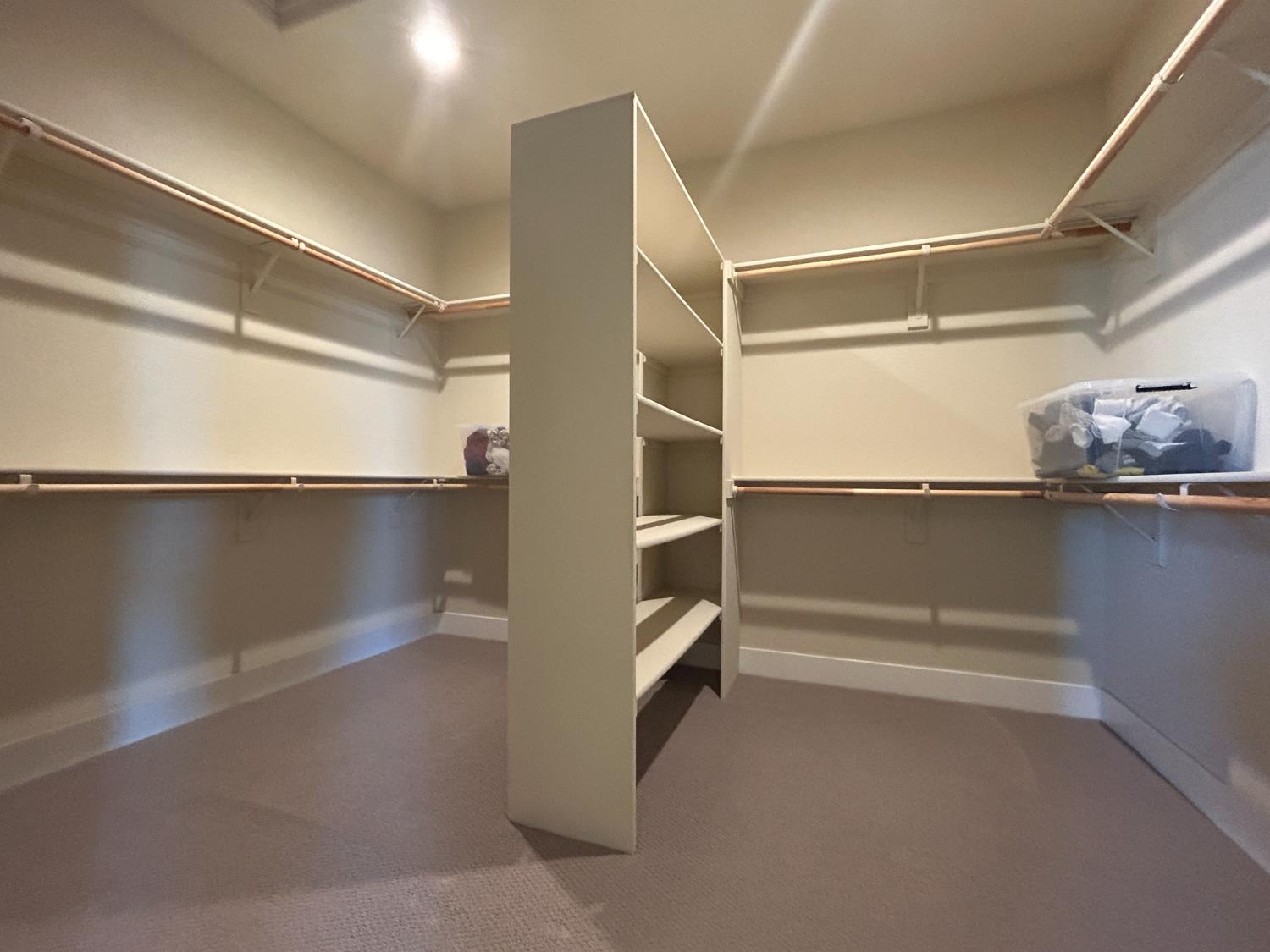 18006 Silver Springs Way Lathrop, CA 95330 - Photo 22 of 26 a view of walk in closet with empty racks