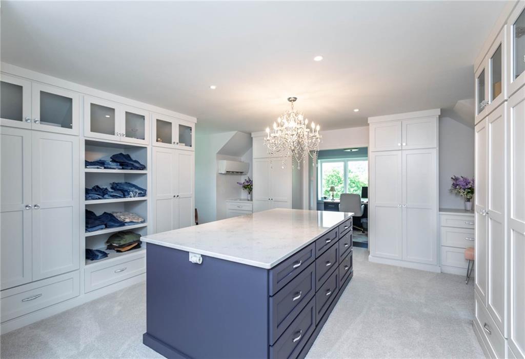 267 Reibold Road Renfrew, PA 16053 - Photo 14 of 39 a kitchen with kitchen island cabinets and refrigerator