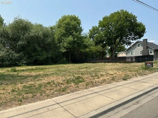a view of a yard with an outdoor space