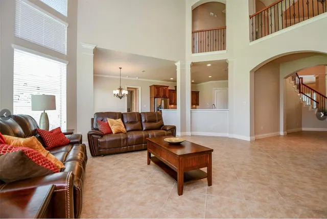 a view of an empty room with a fireplace