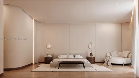 a view of cabinets and wooden floor