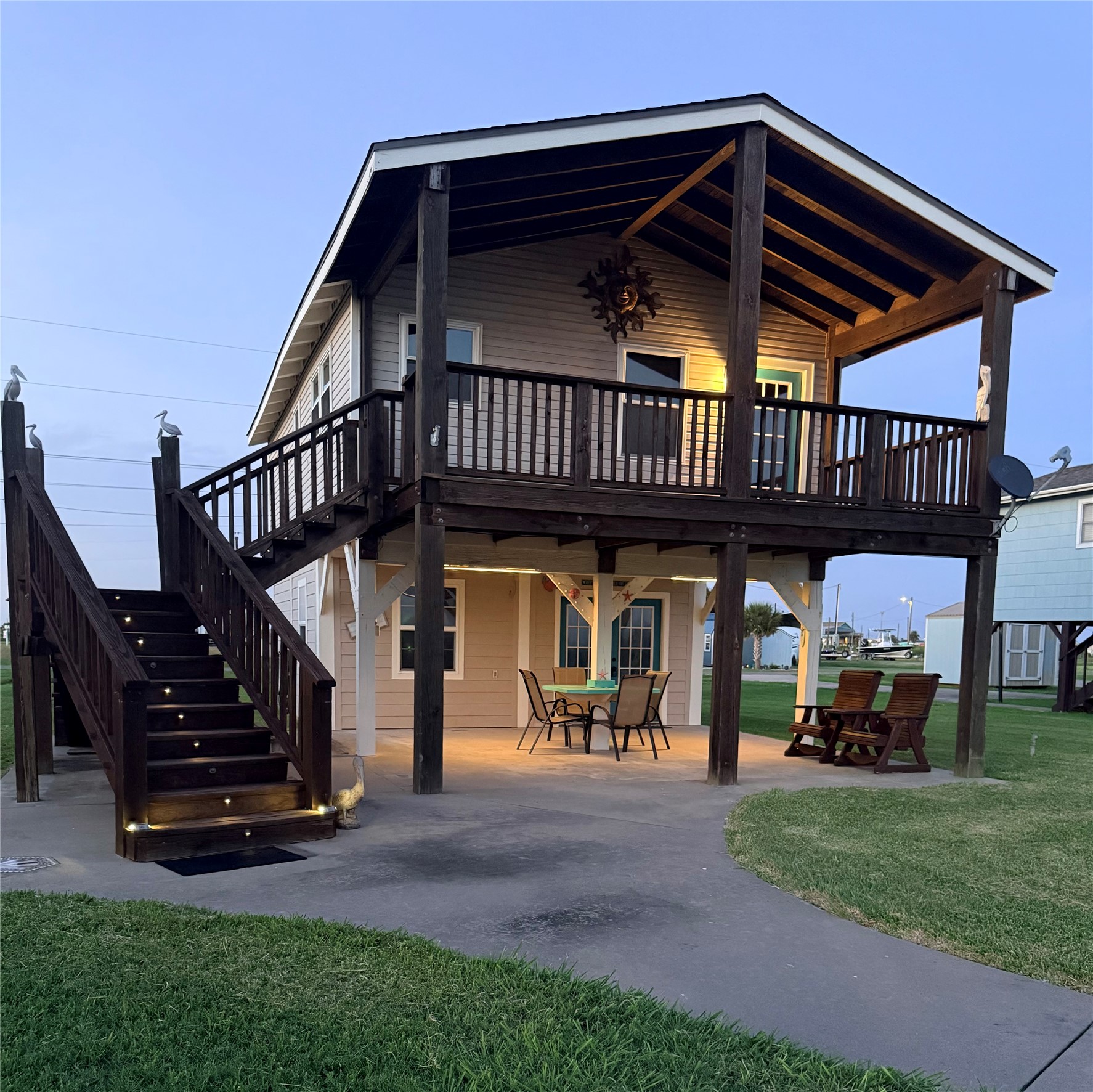 124 Seagull Road Sargent, TX 77414 - Photo 2 of 49 Home overlooking Caney creek