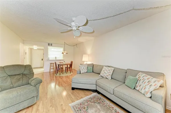 a bedroom with furniture and a bed