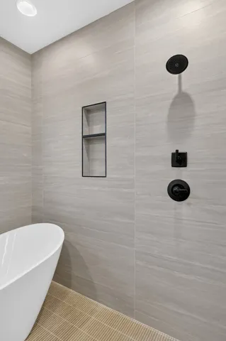 a view of a house with a big yard and large trees