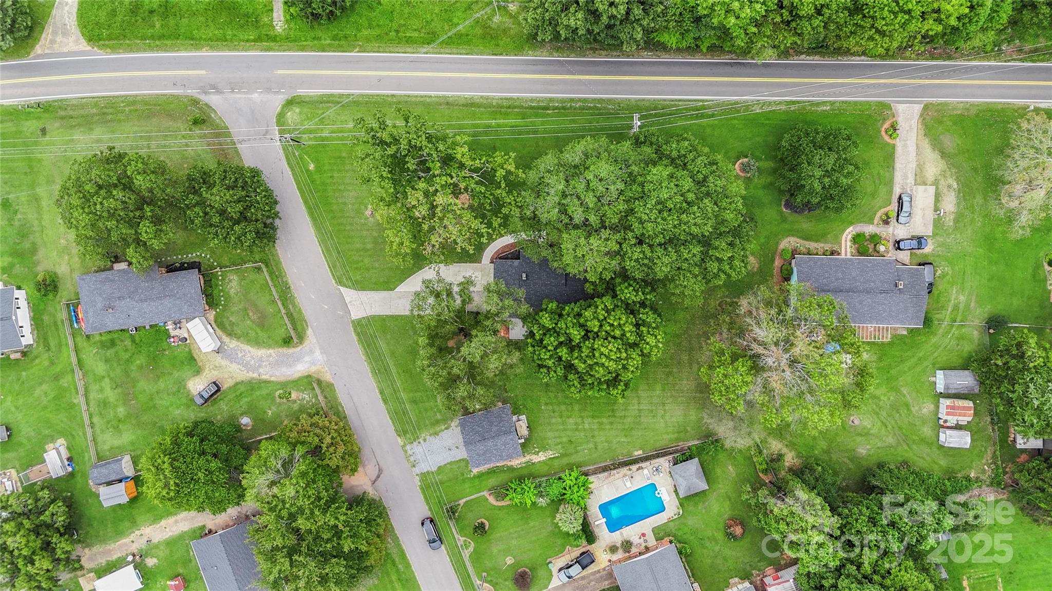 2302 Old Hickory Grove Road Mount Holly, NC 28120 - Photo 44 of 48 an aerial view of a house