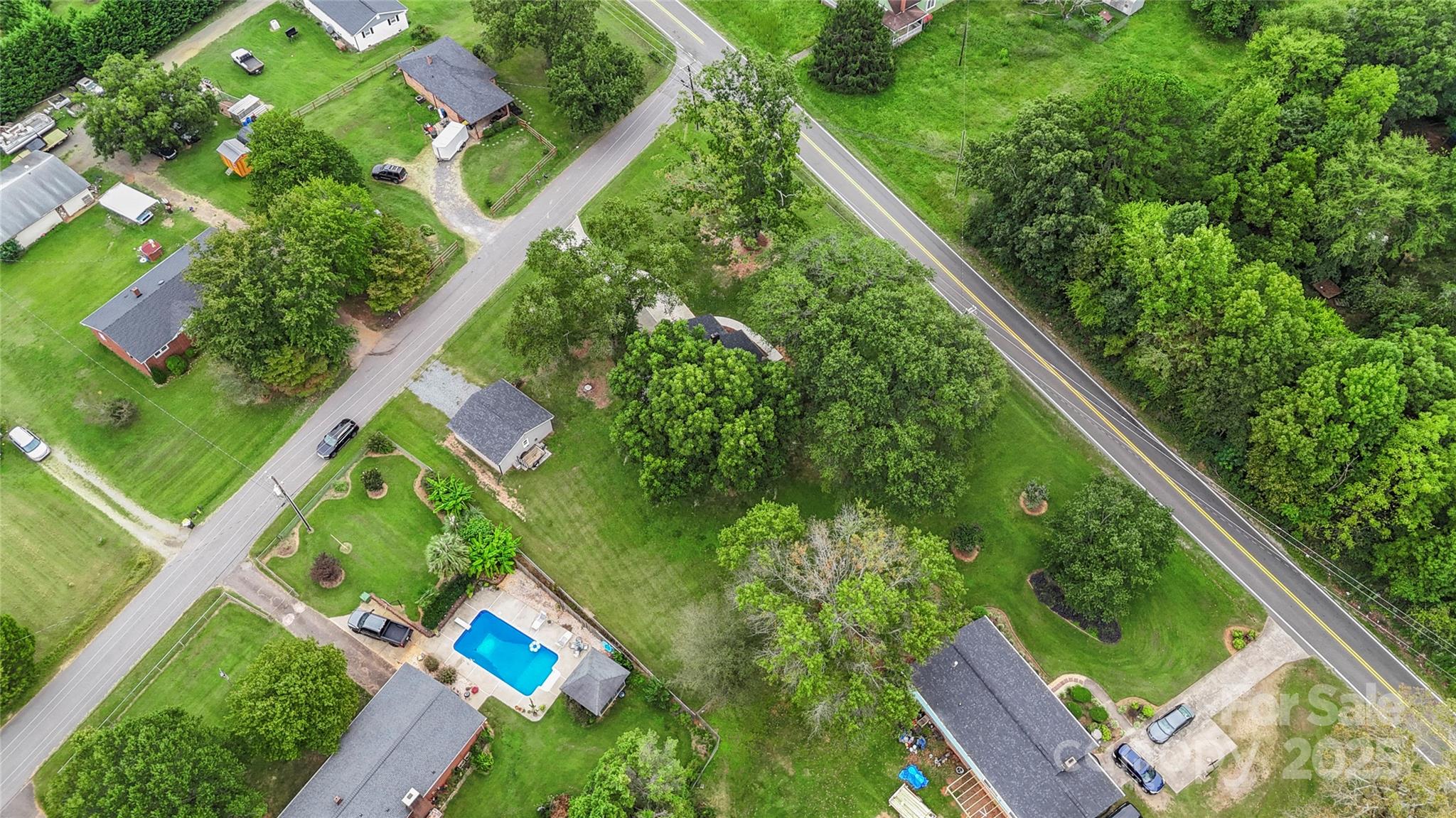 2302 Old Hickory Grove Road Mount Holly, NC 28120 - Photo 48 of 48 an aerial view of green landscape
