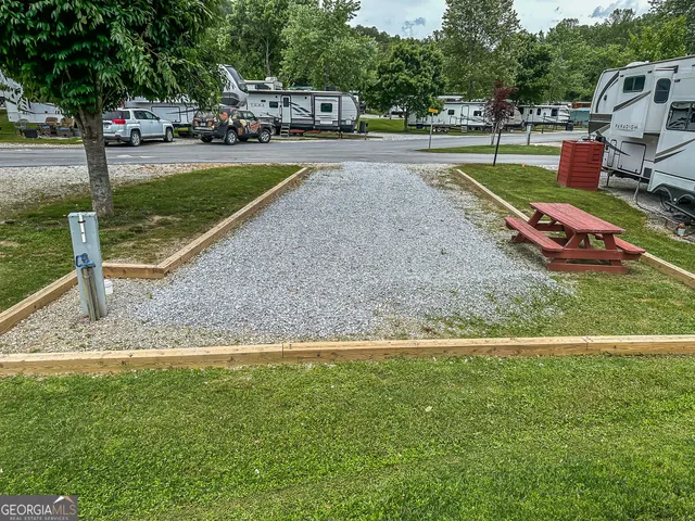 a view of outdoor space with seating area