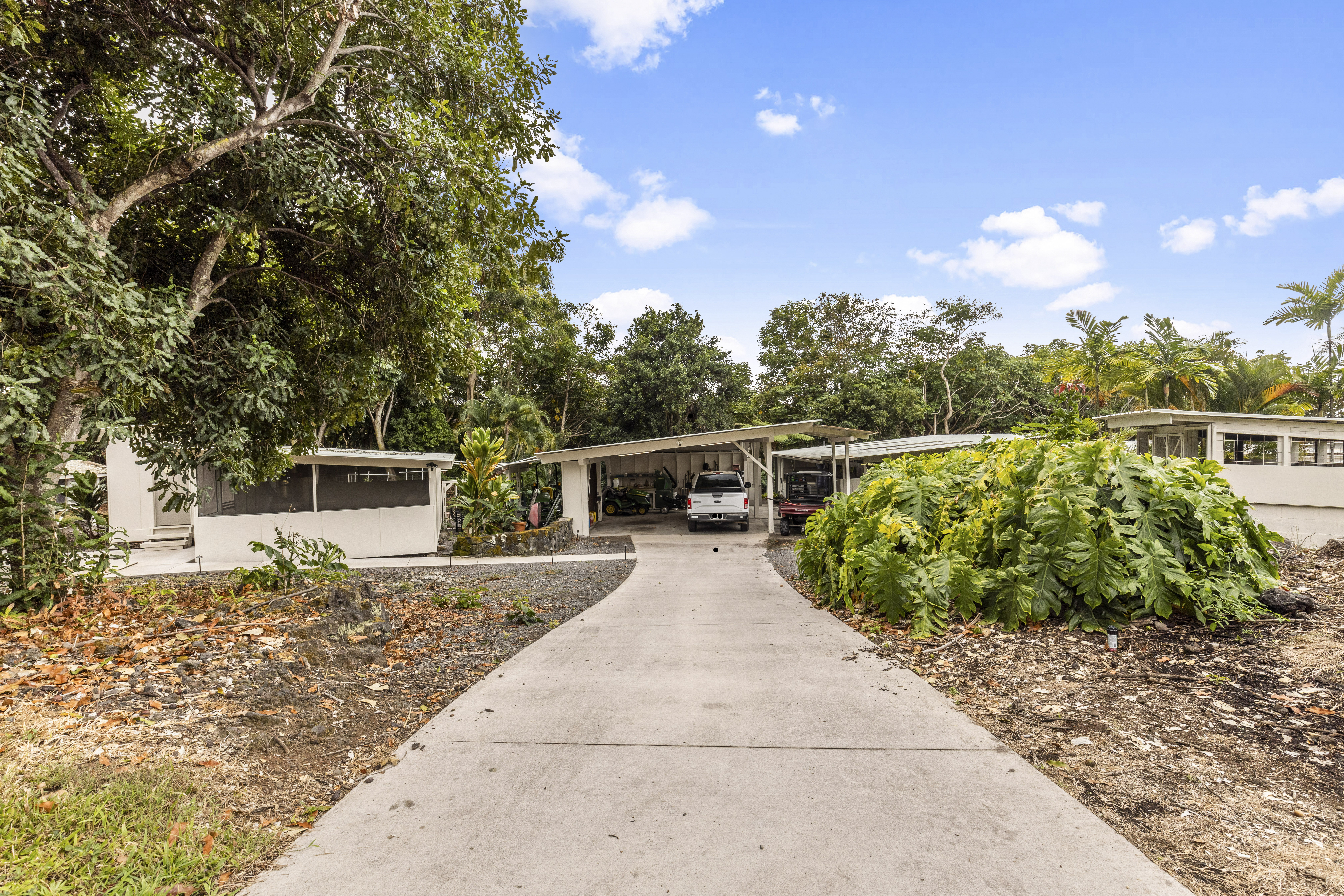 83-5369 Manako Road Captain Cook, HI 96704 - Photo 23 of 30 a view of a garden with a slide