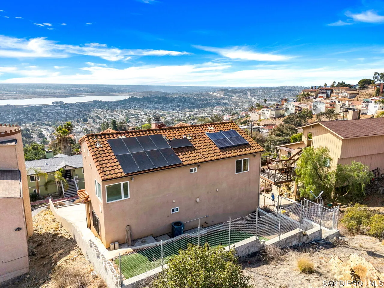 9648 Eucalyptus Street Spring Valley, CA 91977 - Photo 36 of 39 an aerial view of residential houses with outdoor space