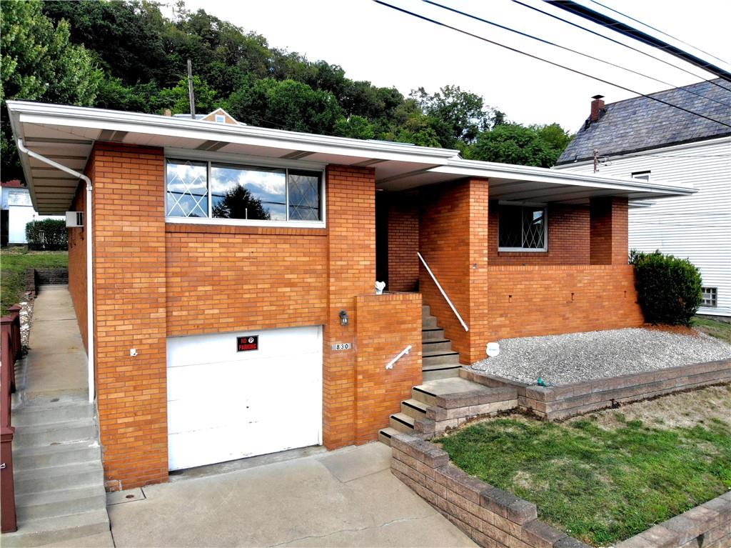 830 Ridge Avenue McKees Rocks, PA 15136 - Photo 1 of 50 Front of this all brick ranch home