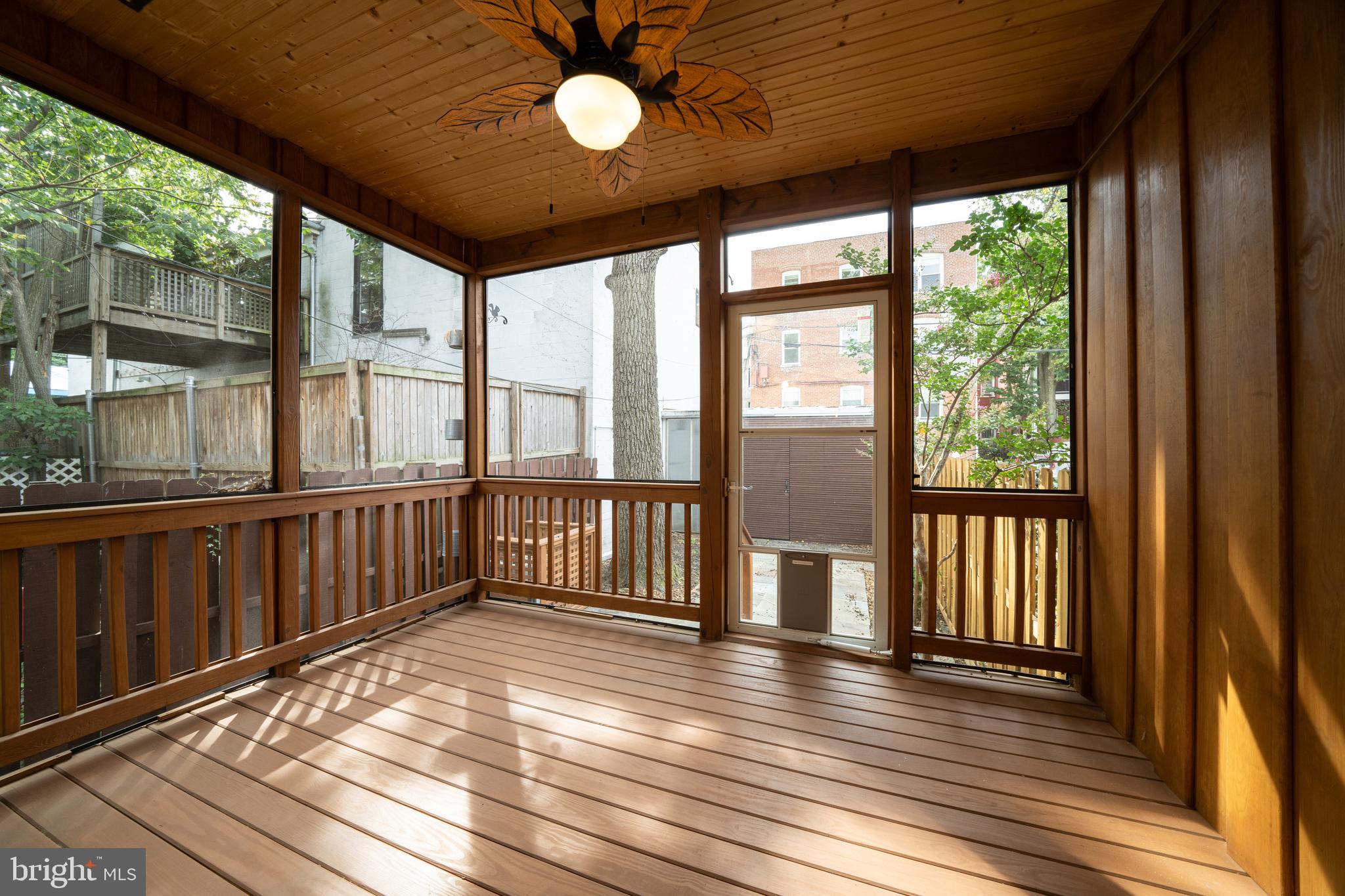3524 11th Street Northwest Washington, DC 20010 - Photo 26 of 65 Screened-in Porch