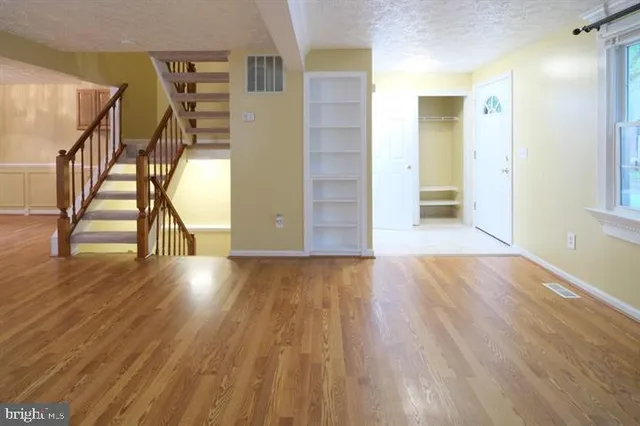 wooden floor in an empty room