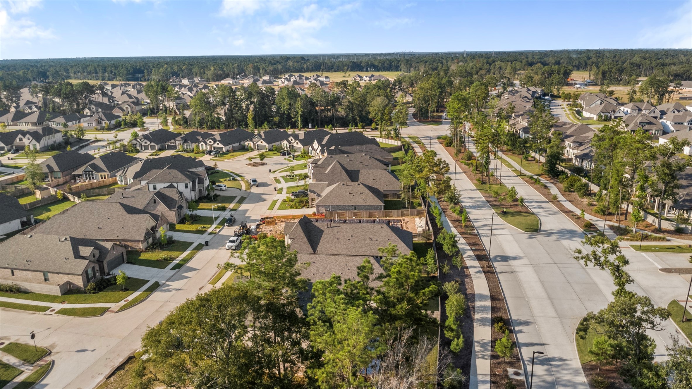 15650 Turtlehead Trail Conroe, TX 77302 - Photo 32 of 37 an aerial view of residential building with outdoor space
