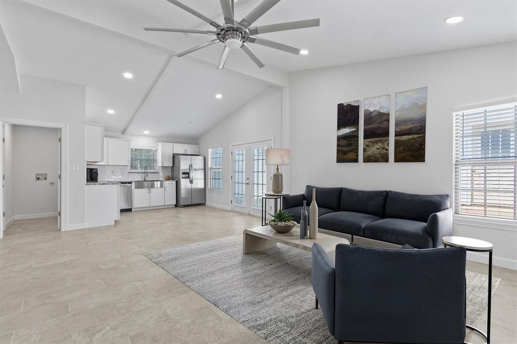 Virtually Staged Living Room