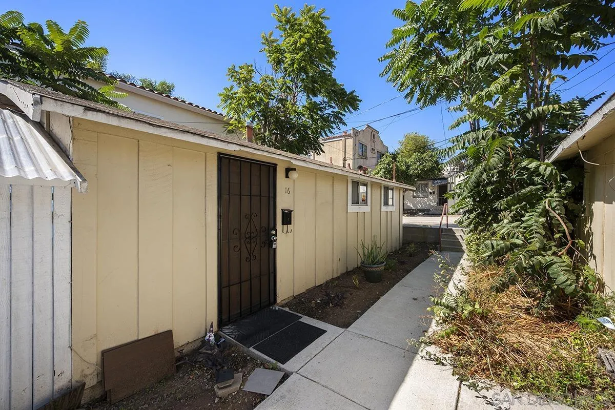 5616 Riley Street San Diego, CA 92110 - Photo 6 of 22 a view of a back yard of the house