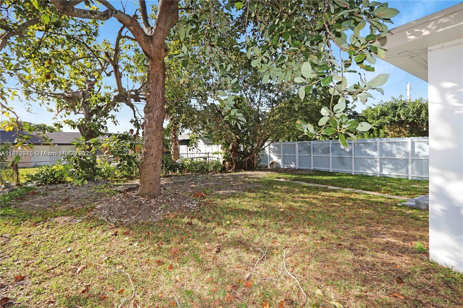70 Northeast 186th Terrace Miami, FL 33179 - Photo 29 of 32 a view of a yard with a tree