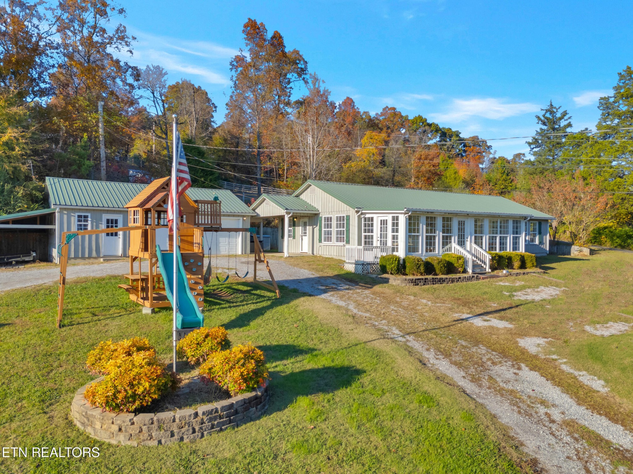 9256 Hines Valley Road Lenoir City, TN 37771 - Photo 1 of 46 a view of a house with swimming pool