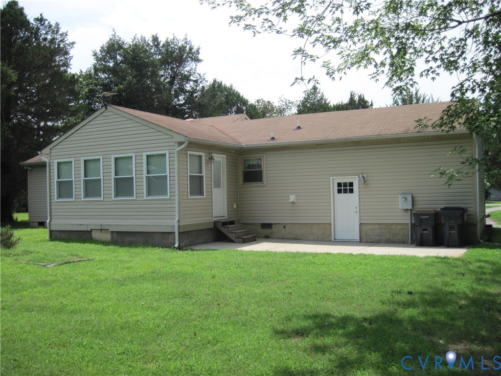 94 Sand Hill Road Toano, VA 23168 - Photo 16 of 20 Rear of home with 25x12 concrete patio
