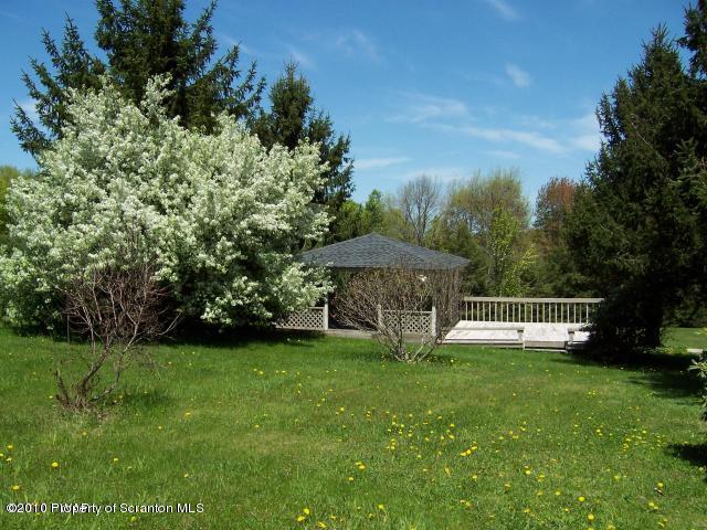 385 Butternut Road Newfoundland, PA 18445 - Photo 12 of 12 a view of a garden with a bench