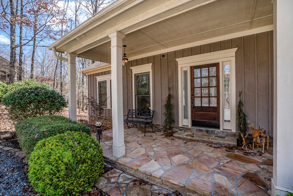 277 Hunters Ridge Road Mineral Bluff, GA 30559 - Photo 28 of 35 Stone porch