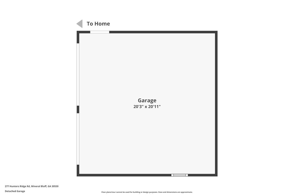 277 Hunters Ridge Road Mineral Bluff, GA 30559 - Photo 35 of 35 Garage