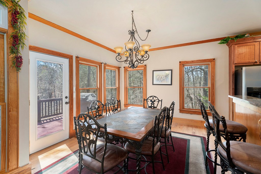 277 Hunters Ridge Road Mineral Bluff, GA 30559 - Photo 4 of 35 Dining area