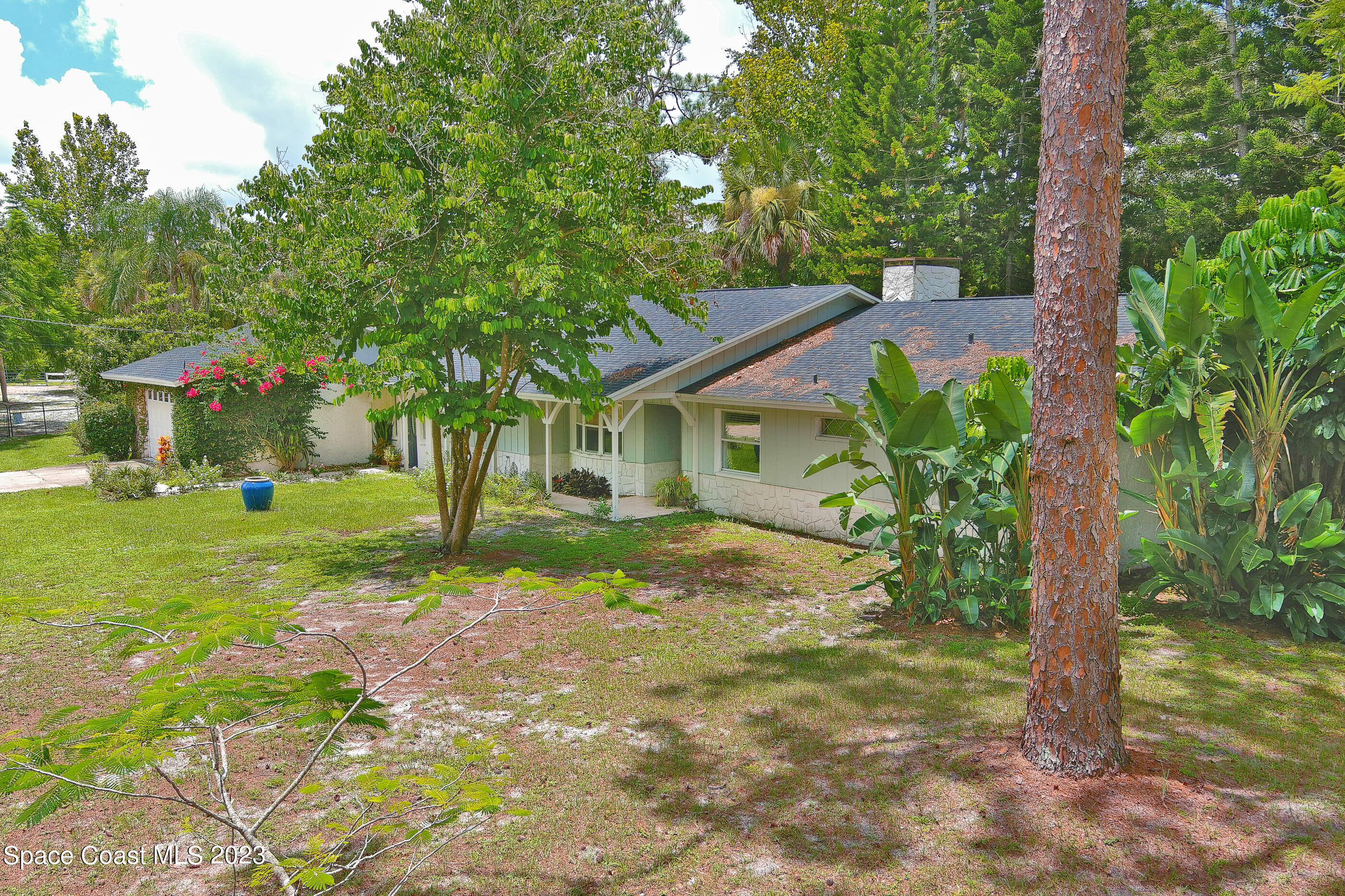 2525 Friday Road Cocoa, FL 32926 - Photo 57 of 77 a view of a house with backyard and a tree