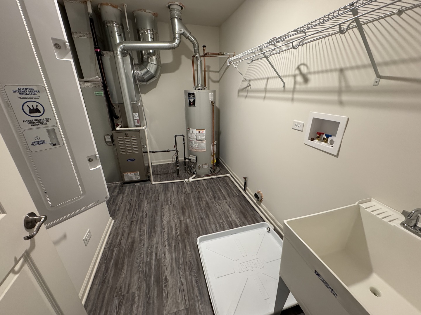 1226 Draper Road McHenry, IL 60050 - Photo 11 of 17 a view of small space with wooden floor and staircase