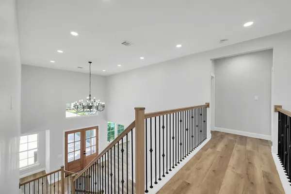 wooden floor in an empty room