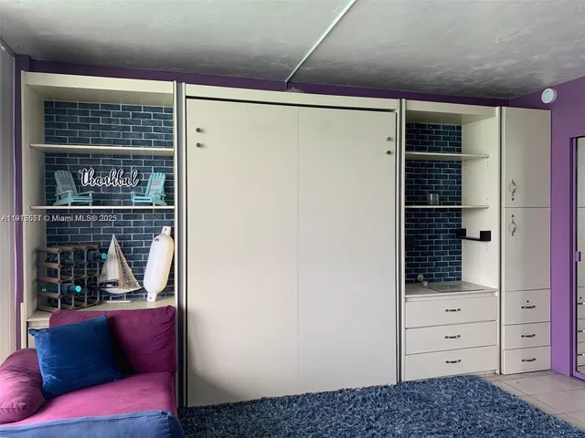 a view of closet area