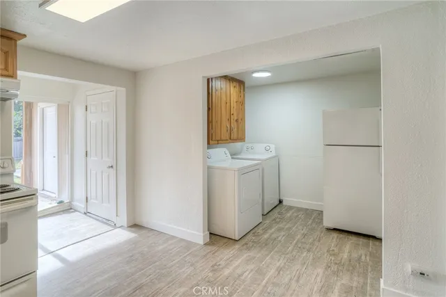 a view of a room with utility room and empty room