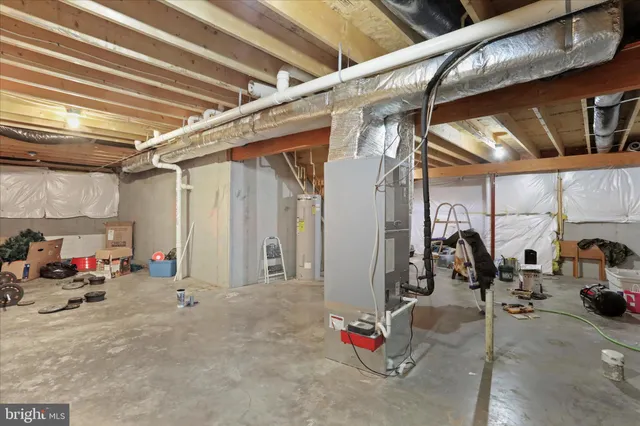 a view of a garage with cars