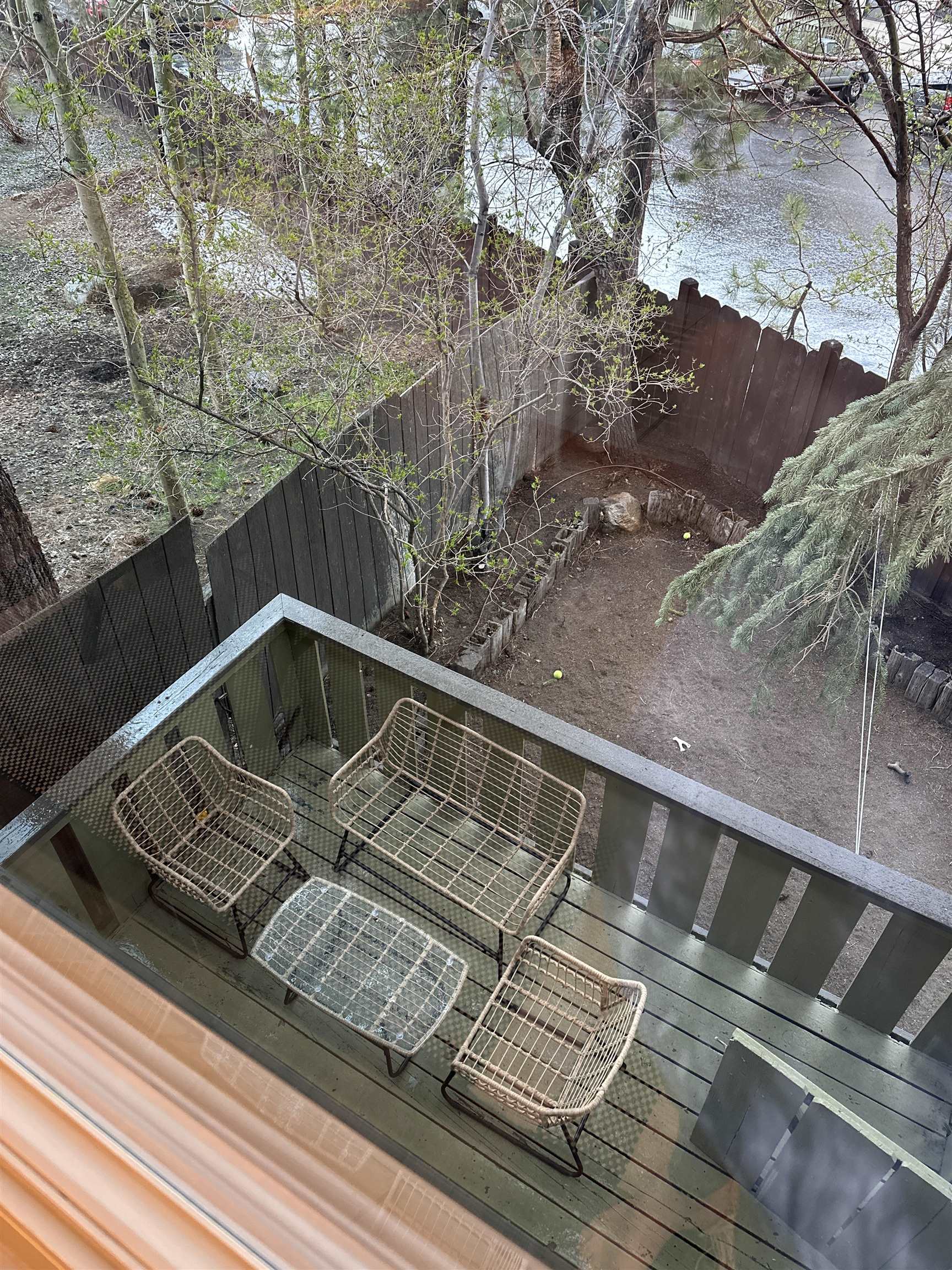 3251 Chateau Road, Unit 12 Mammoth Lakes, CA 93546 - Photo 47 of 50 a view of balcony with wooden floor