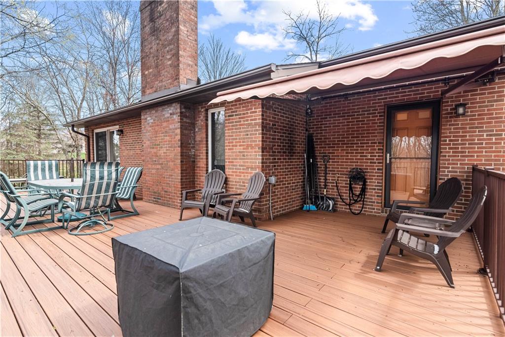 7005 Franklin Road Cranberry Township, PA 16066 - Photo 25 of 26 a backyard of a house with seating space