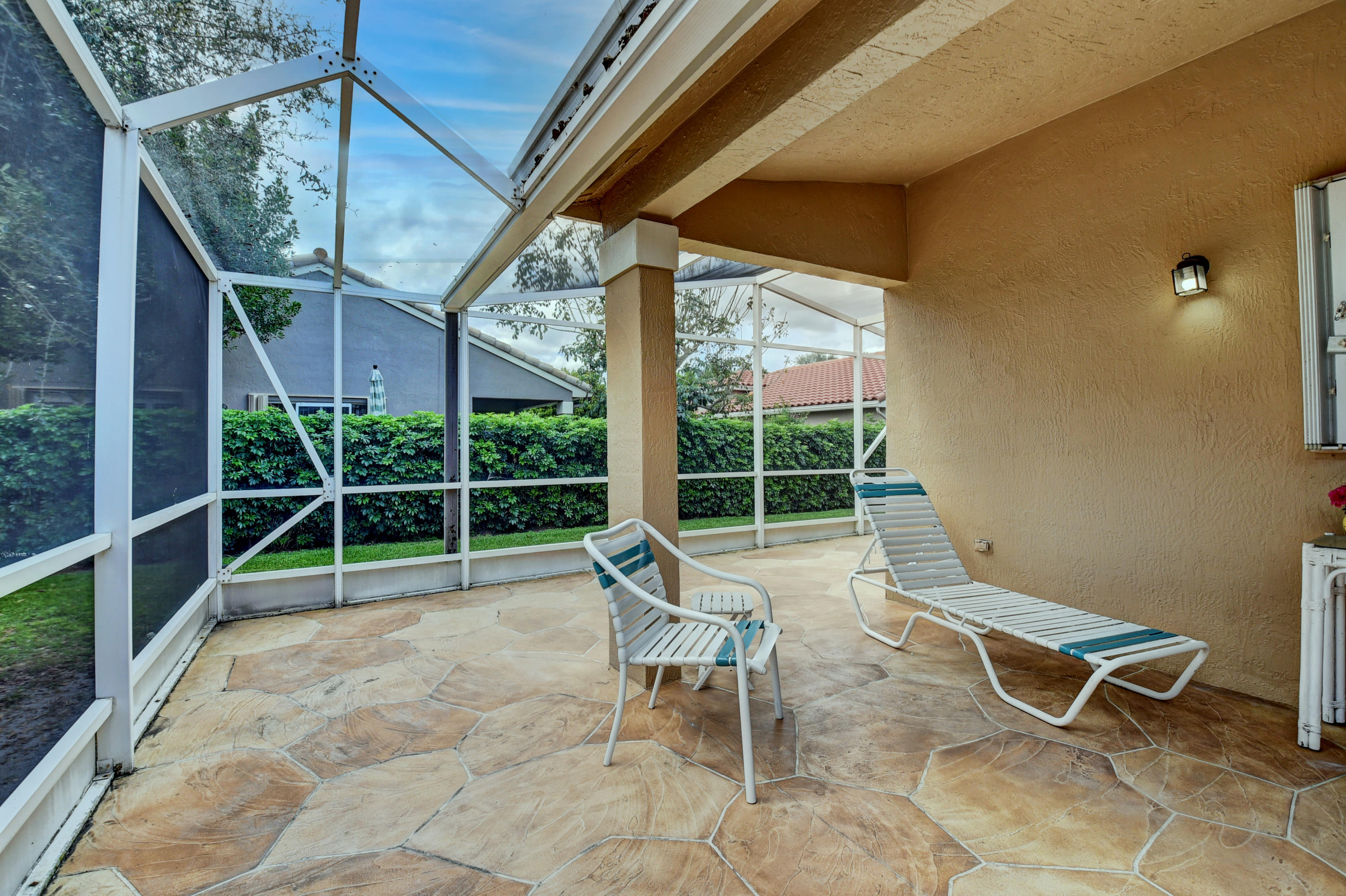 7350 Chorale Road Boynton Beach, FL 33437 - Photo 20 of 83 Extended Screened In Patio
