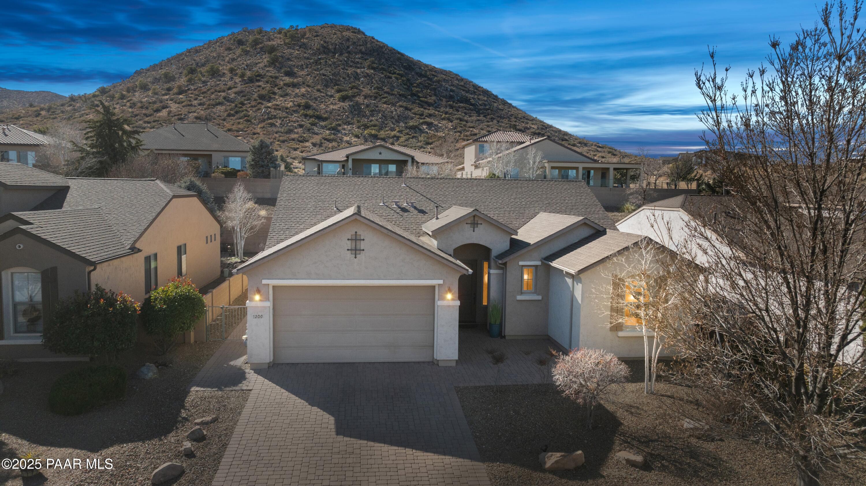 1200 Rusty Nail Road Prescott Valley, AZ 86314 - Photo 1 of 32 a aerial view of a house with a yard