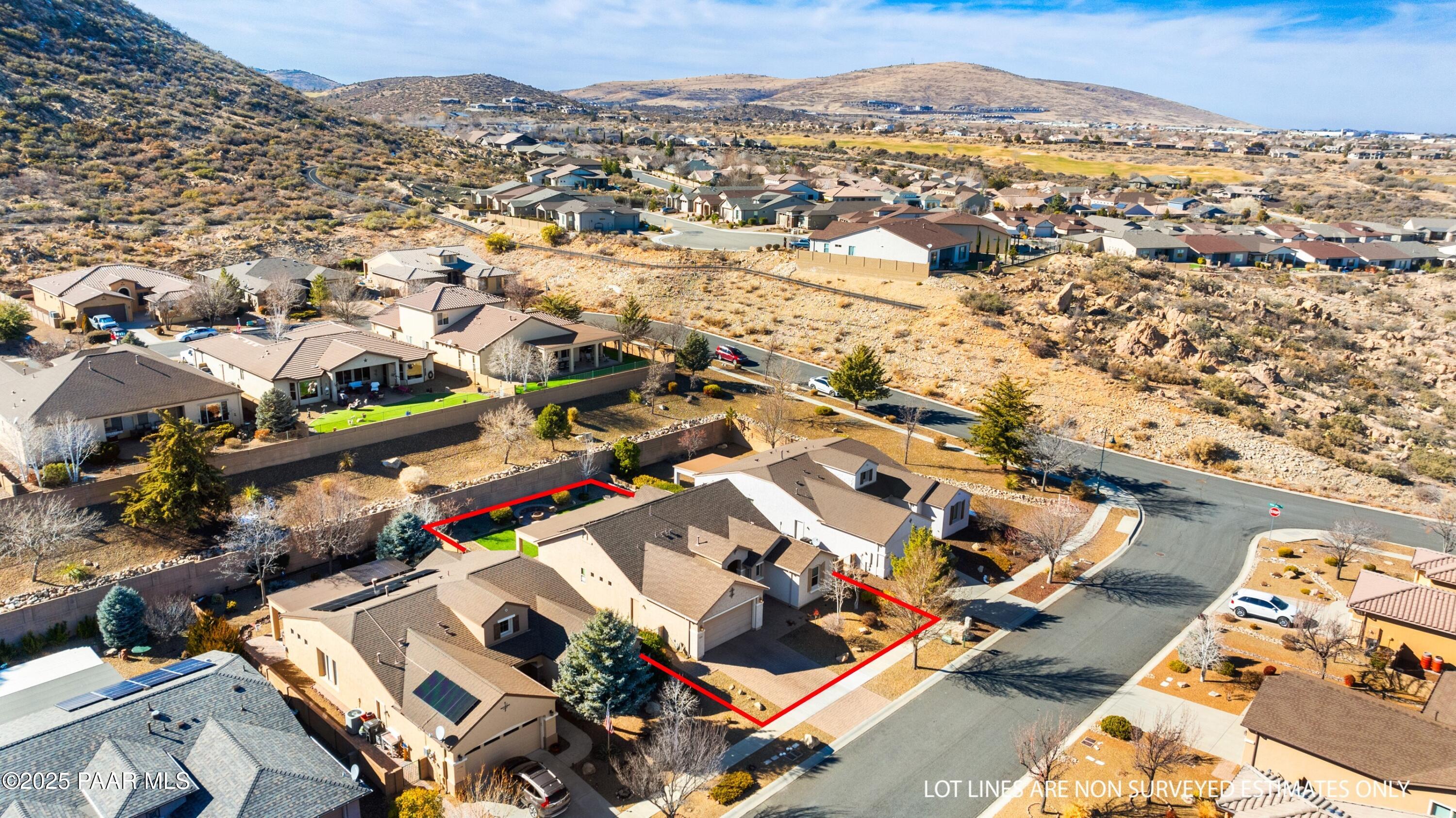 1200 Rusty Nail Road Prescott Valley, AZ 86314 - Photo 4 of 32 an aerial view of a city with mountains