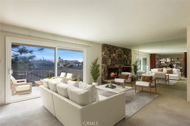 a view of a room with window