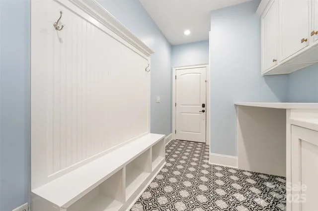 a bathroom with a sink and a shower